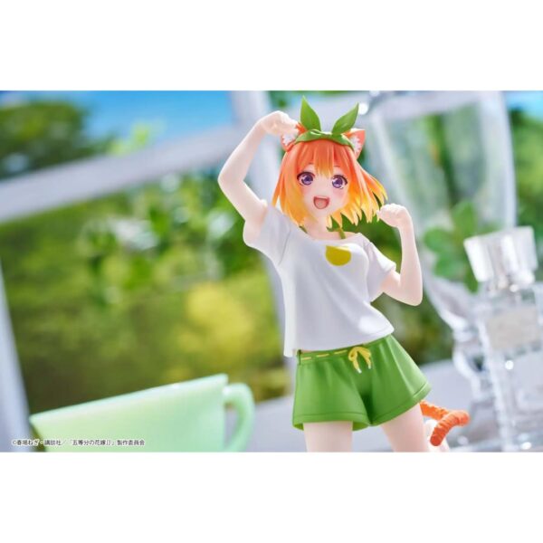 Taito Prize Figure: The quintessential quintuplets - Yotsuba Nakano, Versión de ropa de habitación Cat