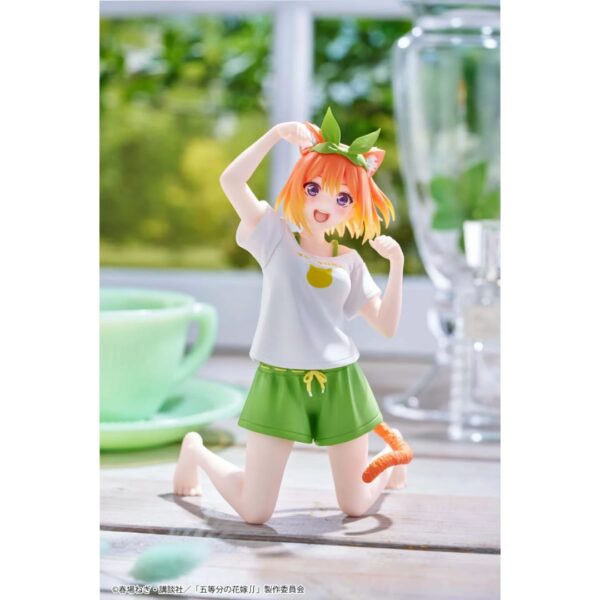 Taito Prize Figure: The quintessential quintuplets - Yotsuba Nakano, Versión de ropa de habitación Cat