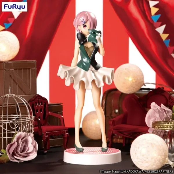 Furyu Figures: Re:ZERO - Ram in Circus- Pearl Color