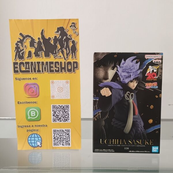 Banpresto: Naruto Shippuden - Uchiha Sasuke Disfraz 20 Aniversario