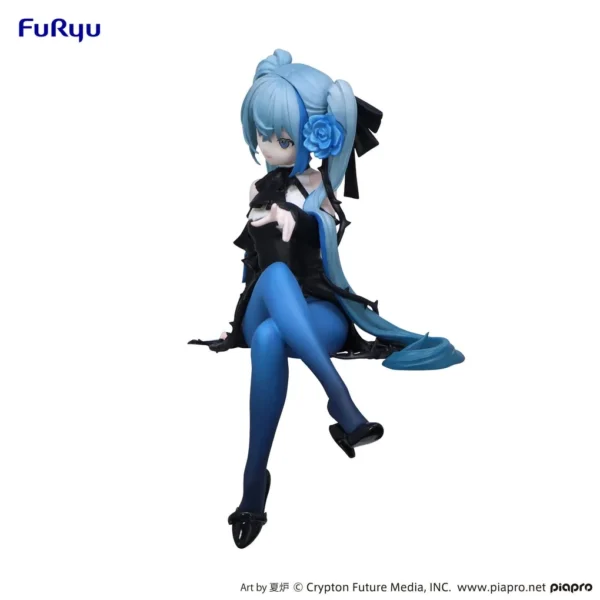 Furyu Figures Noodle Stopper: Hatsune Miku - Miku Blue Rose