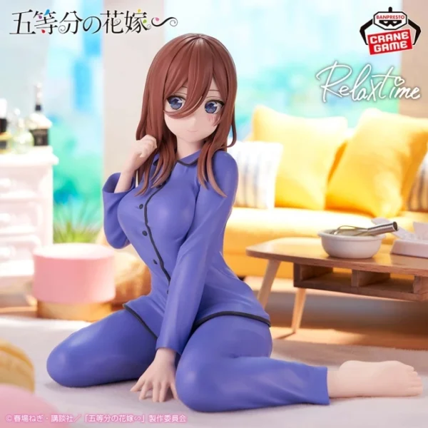 Banpresto línea Relax Time: The quintessential quintuplets - Miku Nakano