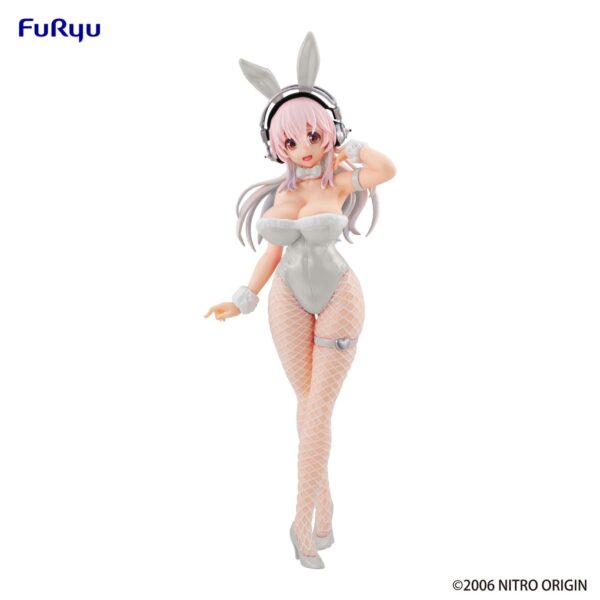 Furyu Figures Bicute Bunnies: Super Sonico - Pearl White