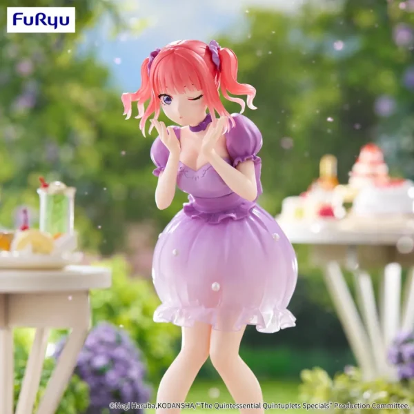 Furyu Trio-Try-iT Figures: The Quintessential Quintuplets Specials - Nakano Nino Pastel Dress