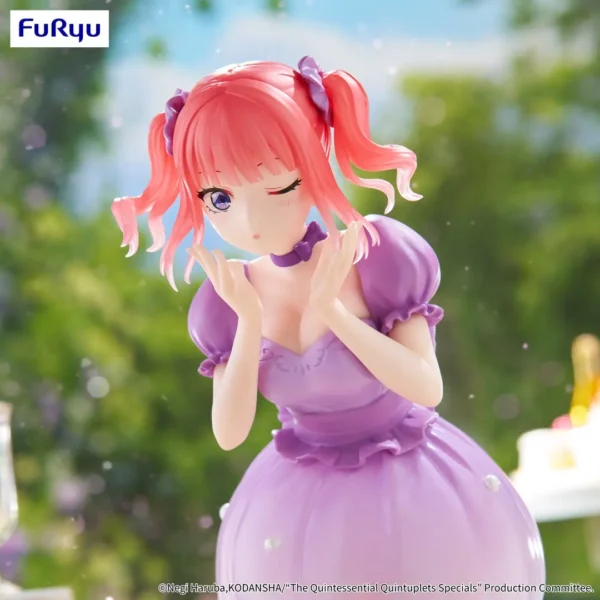 Furyu Trio-Try-iT Figures: The Quintessential Quintuplets Specials - Nakano Nino Pastel Dress