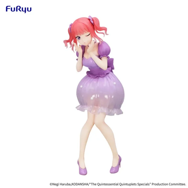 Furyu Trio-Try-iT Figures: The Quintessential Quintuplets Specials - Nakano Nino Pastel Dress