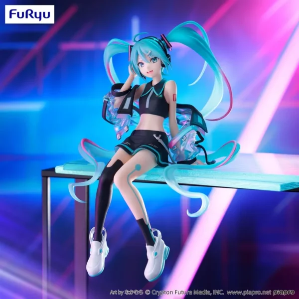 Furyu Noodle Stopper Figures: Hatsune Miku Neon Cyber