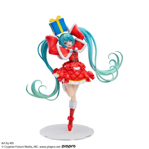 Sega Luminasta Figures: Hatsune Miku vestida con atuendo navideño
