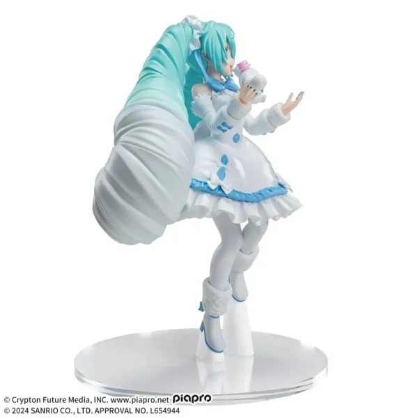 Sega Luminasta Figures: Hatsune Miku x Cinnamoroll Vestido blanco