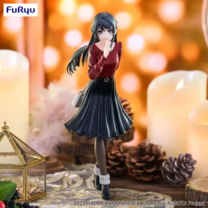 Furyu Trio-Try-iT Figures: Rascal Does Not Dream of a Bunny Girl Senpai - Mai Sakurajima Winter Outfit