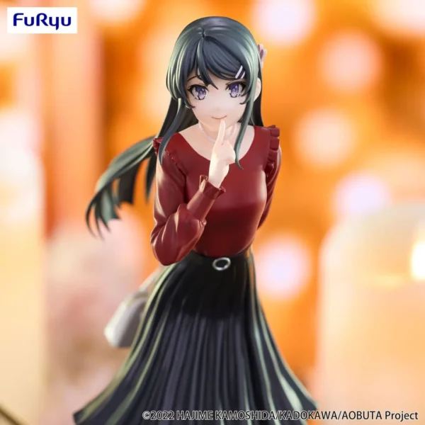 Furyu Trio-Try-iT Figures: Rascal Does Not Dream of a Bunny Girl Senpai - Mai Sakurajima Winter Outfit