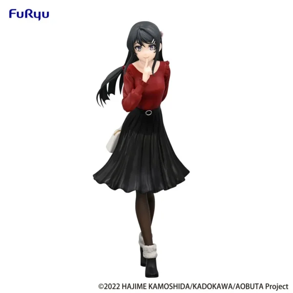 Furyu Trio-Try-iT Figures: Rascal Does Not Dream of a Bunny Girl Senpai - Mai Sakurajima Winter Outfit