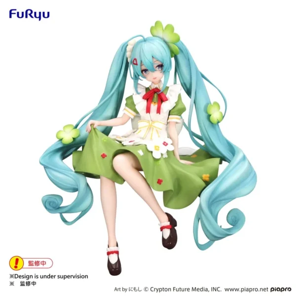 Furyu Noodle Stopper Figure: Hatsune Miku Flower Fairy Clover