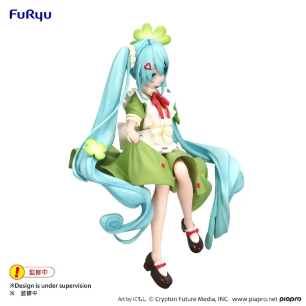 Furyu Noodle Stopper Figure: Hatsune Miku Flower Fairy Clover
