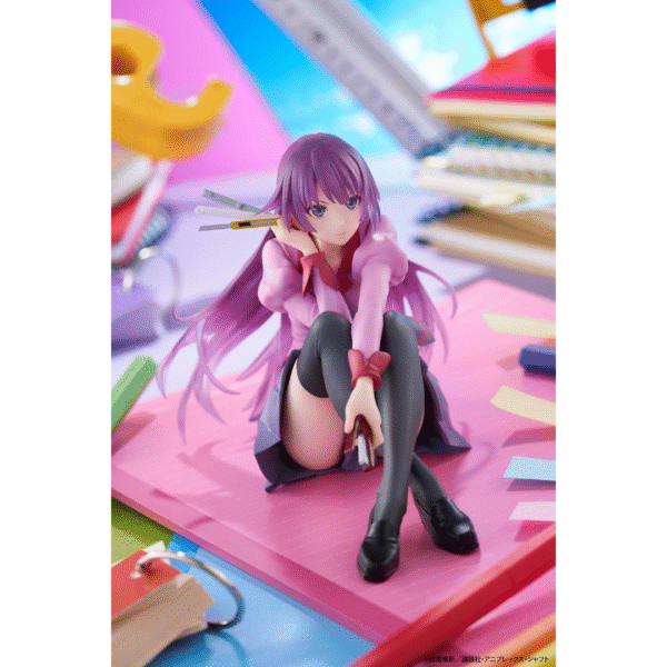 Taito Desktop Cute Figure: Monogatari - Senjougahara Hitagi