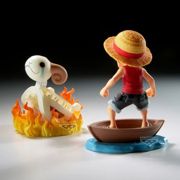 Banpresto World Collectable Figure: One Piece - Log Stories Monkey D. Luffy & Going Merry