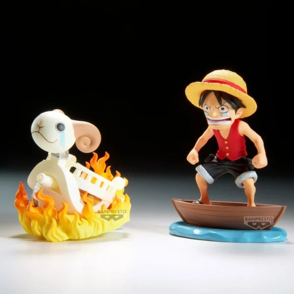 Banpresto World Collectable Figure: One Piece - Log Stories Monkey D. Luffy & Going Merry