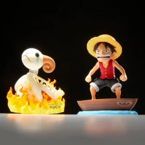 Banpresto World Collectable Figure: One Piece - Log Stories Monkey D. Luffy & Going Merry