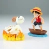 Banpresto World Collectable Figure: One Piece - Log Stories Monkey D. Luffy & Going Merry