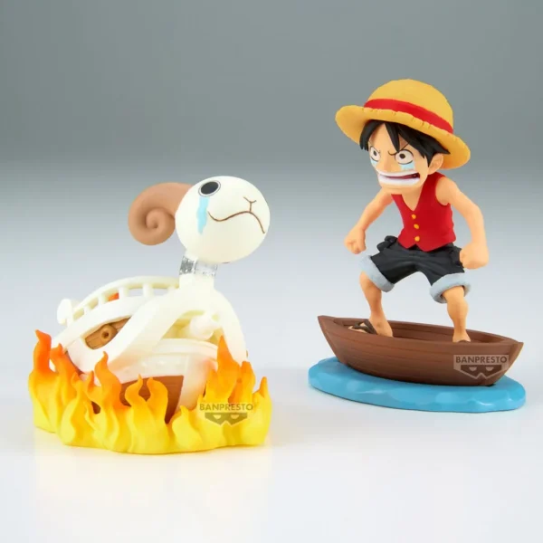 Banpresto World Collectable Figure: One Piece - Log Stories Monkey D. Luffy & Going Merry
