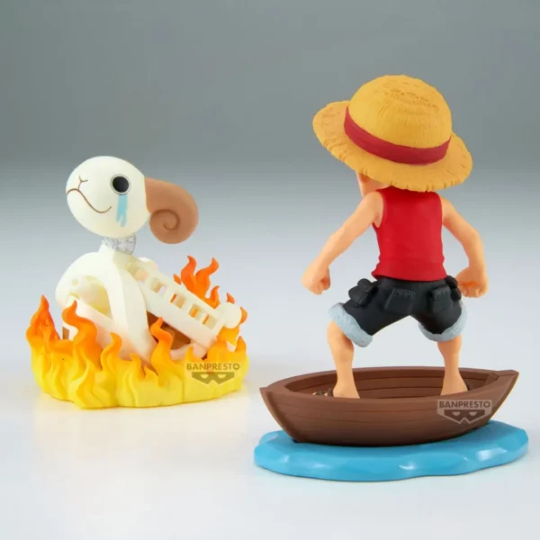 Banpresto World Collectable Figure: One Piece - Log Stories Monkey D. Luffy & Going Merry