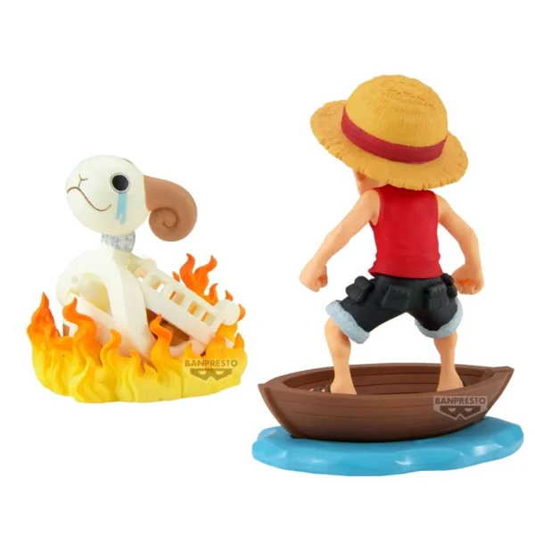 Banpresto World Collectable Figure: One Piece - Log Stories Monkey D. Luffy & Going Merry