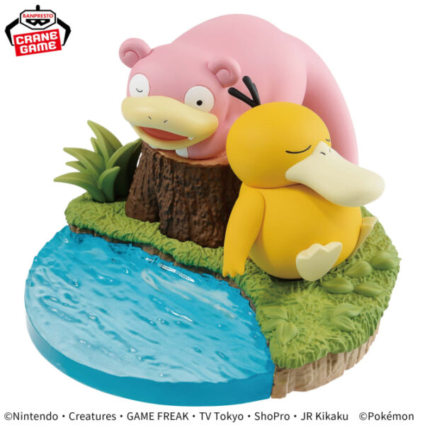 Banpresto: Pokémon Figure - Relaxing Time Psyduck y Slowpoke