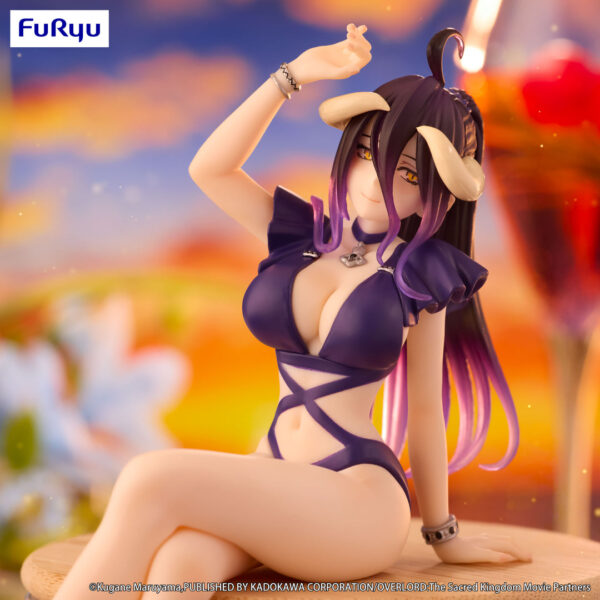 Furyu Noodle Stopper Figure: Orverlord - Albedo Swimsuit Dark Purple Color ver.