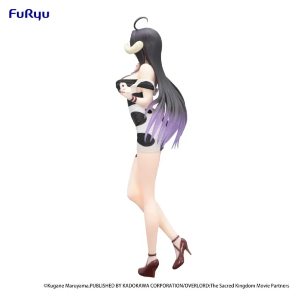 Furyu Trio-Try-iT Figure: Overlord - Albedo Mini Dress Cow Pattern.
