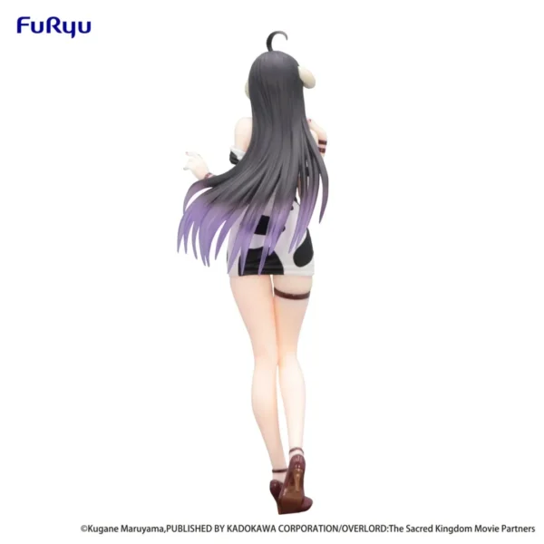 Furyu Trio-Try-iT Figure: Overlord - Albedo Mini Dress Cow Pattern.