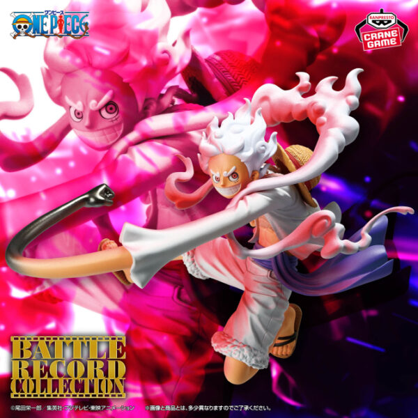 ‎Banpresto BATTLE RECORD COLLECTION Figure: One Piece - Monkey D Luffy Gear 5 Special Color