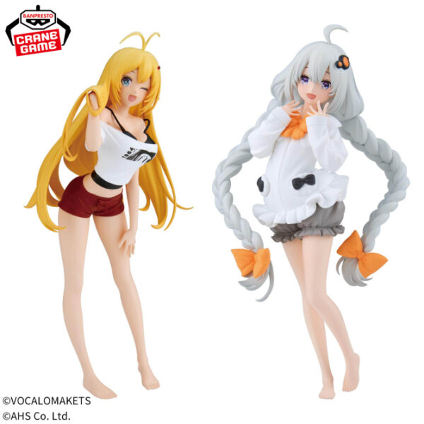‎Banpresto Figure: VOICEROID - Tsurumaki Maki and Kizuna Akari Roomwear Another Color.