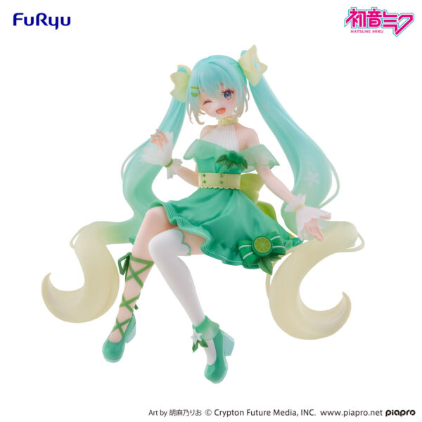 ‎Furyu Noodle Stopper Figure: Hatsune Lime ver.